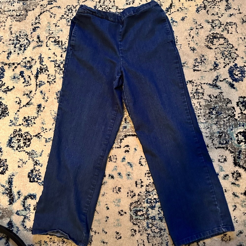 Alfred Dunner size 10P denim pants